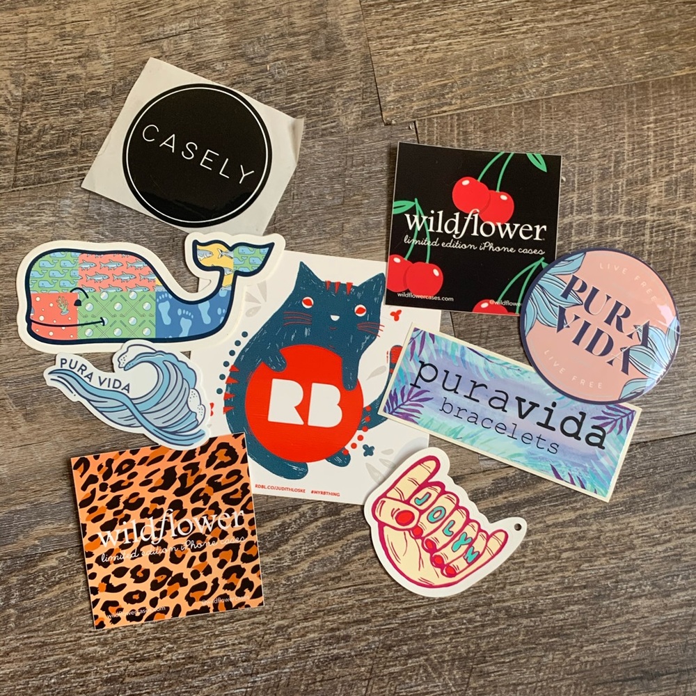 assorted sticker pack